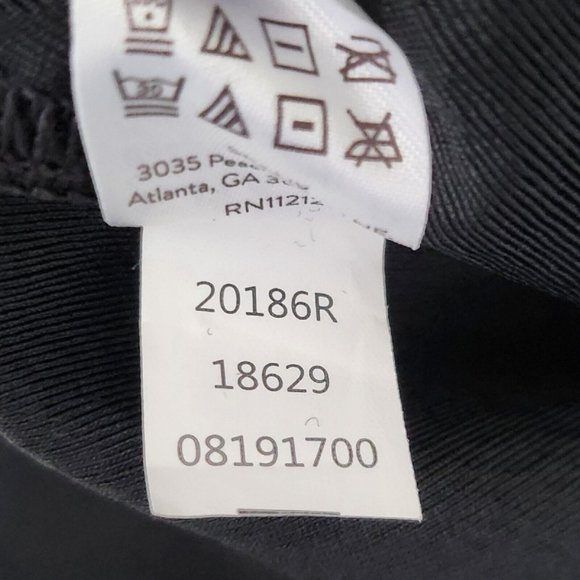 Spanx Womens Leggings Medium Black Faux Leather Stretch High Rise Stretch - Picture 6 of 10